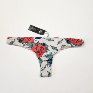 NWT Tavik Revolve Ali Minimal Bikini Bottom in Emma Floral Tapioca sz L